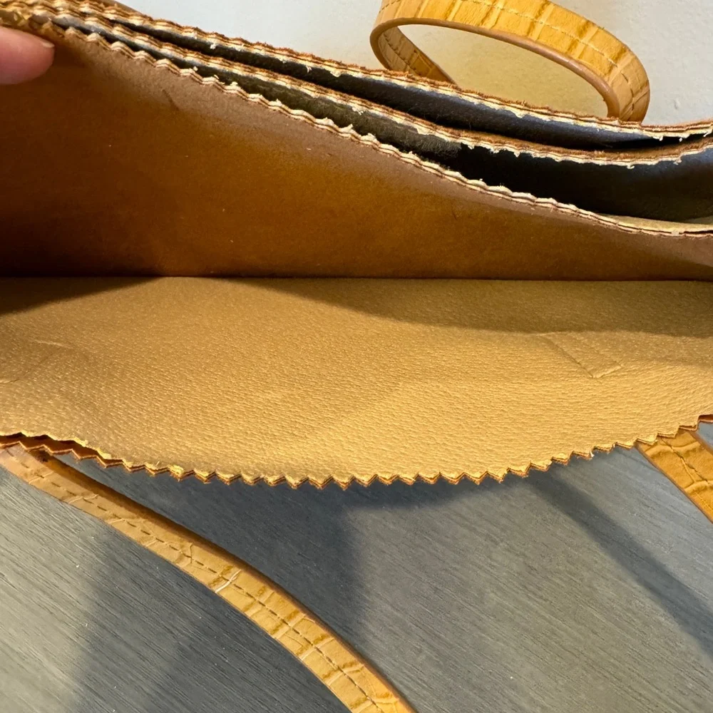 Tan Suede & Leather‎ 3-Compartment Handbag